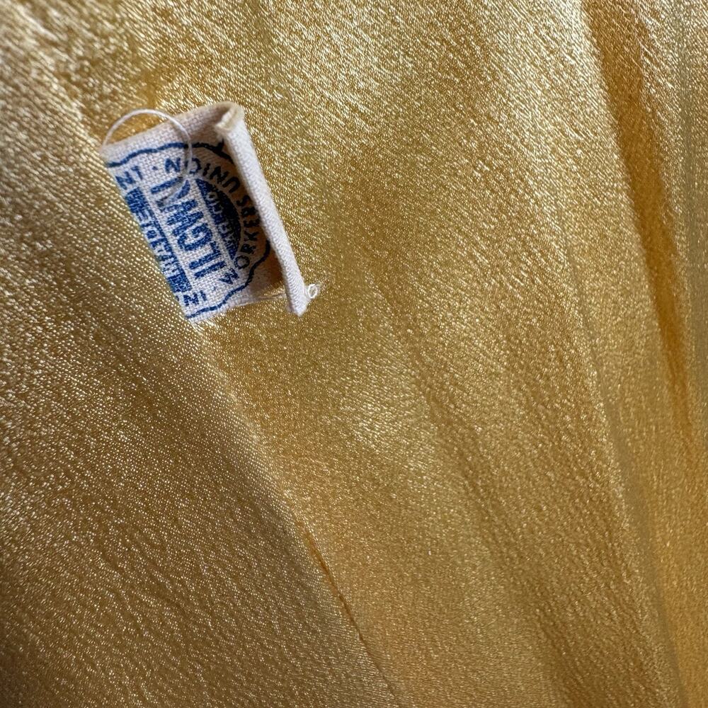 Vintage 60s Car Coat Boucle Tweed Wool Yellow MCM Mod Yellow Size M - Picture 11 of 13